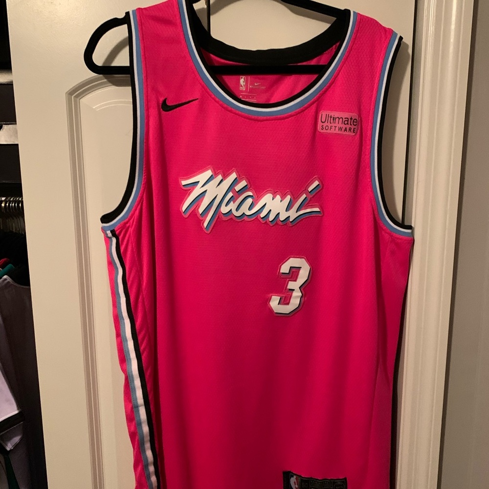 Dwayne Wade #3 “Miami Nights” Miami Heat Jersey